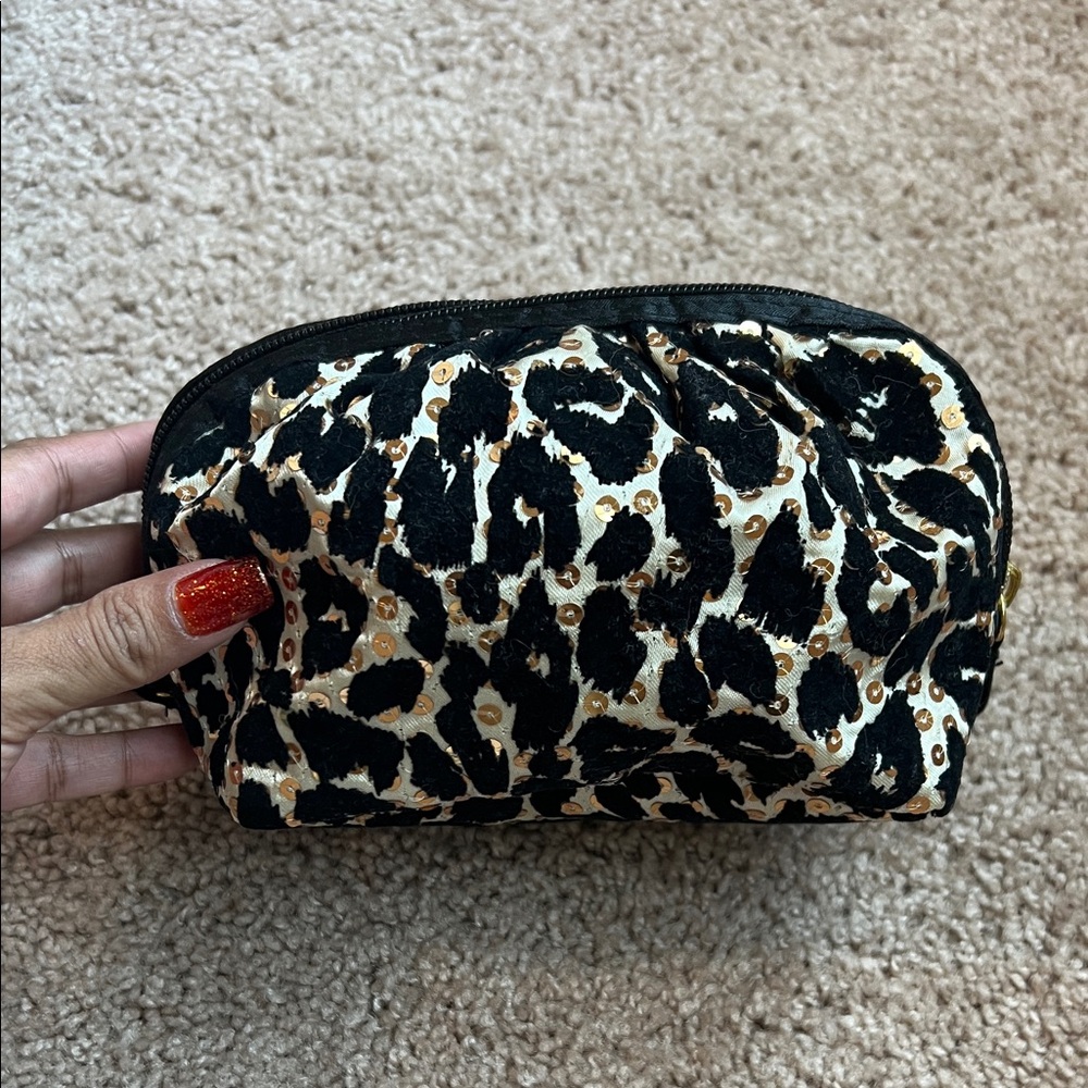 5/$35 Leopard Print Cosmetic Pouch